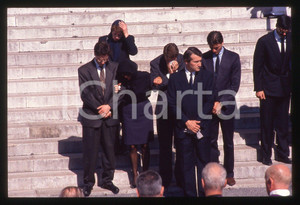 Fotografia d epoca originale 35mm vintage slide 1990 PRINCIPATO DI MONACO Funerali di Stefano CASIRAGHI 15 1