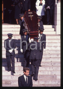 Fotografia d epoca originale 35mm vintage slide 1990 PRINCIPATO DI MONACO Funerali di Stefano CASIRAGHI 21 1
