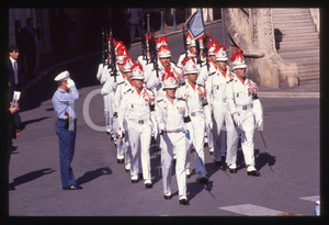 35mm vintage slide* 1990 PRINCIPATO DI MONACO Carabinieri del Principe DI MONACO