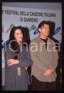 35mm vintage slide* 1995 SANREMO Robbie ROBERTSON Rita COOLIDGE Ritratto (5)