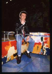 35mm vintage slide* 1988 RAI 1 DISCORING Charlie MARCHINO "CHARLIE" Ritratto (15)