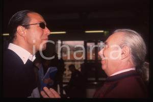 Fotografia d epoca originale 35mm vintage slide 1996 SANREMO Umberto BINDI e Federico SALVATORE 3 1