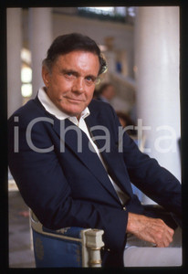 35mm vintage slide* 1990 COMO Cliff ROBERTSON  "Viva Hollywood" Ritratto (11)