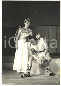 1958 TAORMINA Vittorio GASSMAN Anna Maria FERRERO - "Processo al mito di Ulisse"