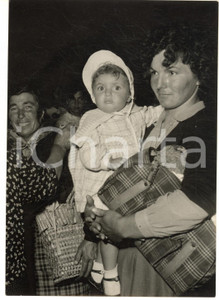 1957 ALLUVIONE POLESINE Famiglie di contadini sfollati - Foto 13x18 cm