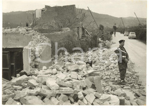 1957 CIGOGNOLA - VALLESCUROPASSO (PV) Case distrutte dal tornado *Foto 18x13 cm