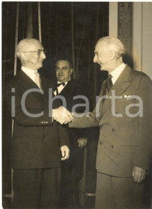 1957 ROMA Antonio SEGNI riceve il nuovo ambasciatore USA James ZELLERBACH - Foto