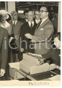 1957 MILANO Fiera Campionaria - James David ZELLERBACH in visita ufficiale *Foto