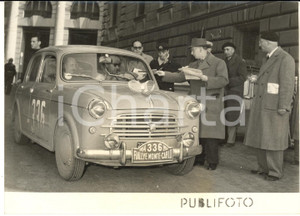 1954 NAPOLI Rally di MONTE CARLO - Ovidio CAPELLI e Ghino LONGO su FIAT 336 Foto
