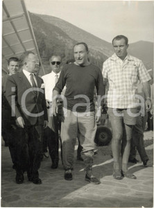 1953 MOTONAUTICA SARNICO Achille CASTOLDI dopo incidente nel tentativo di record