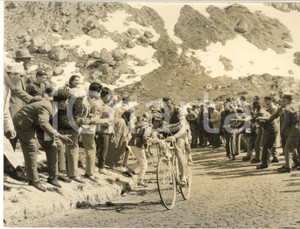 1958 CICLISMO GIRO D'ITALIA Jean BRANKART sul PORDOI *Foto 18x13 cm