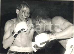1964 MILANO BOXE Incontro tra Carlos DURAN Johnny ANGELO - Foto 18x13 cm