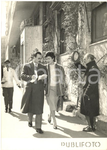 1957 NAPOLI Fidanzamento Silvana PAMPANINI - Vittorio FOSCHINI - Foto 13x18 cm