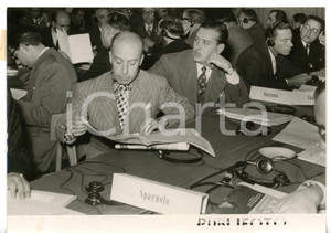 1953 PALERMO Congresso degli scambi nel Mediterraneo - La delegazione spagnola