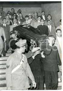 1956 ROMA Trasporto salma di Paolo CAPPA deceduto sul treno GENOVA-ROMA *Foto