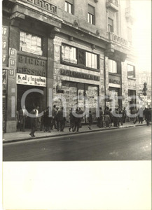 1955 PALERMO Campagna elettorale - Palazzo coperto da manifesti DC *Foto 13x18