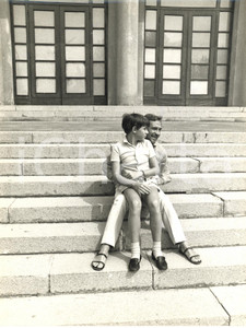 1967 VENEZIA Mostra del Cinema - Ugo TOGNAZZI con il figlio Ricky - Foto 18x24