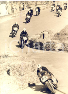 1959 MOTOCICLISMO MONZA Gp classe 500 - John SURTEES in testa - Foto 13x18