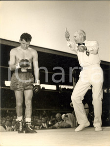 1959 MILANO BOXE ITALIA  Emilio MARCONI sconfitto da Duilio LOI - Foto 18x24