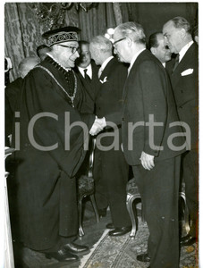 1957 ROMA Palazzo di Giustizia - Giovanni GRONCHI inaugura l'anno giudiziario