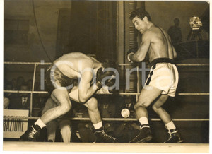 1955 TORINO BOXE Franco FESTUCCI vs Stanislas PASEK - Foto 18x13 cm