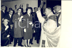 1958 EXPO BRUXELLES Inauguration pavillion VATICAN - Card. Efrem FORNI *Photo