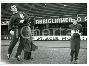 1955 ca FIRENZE CALCIO Allenamento NAZIONALE Giuseppe CHIAPPELLA Amleto FRIGNANI