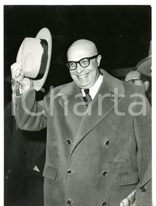 1958 MILANO Arrivo del nuovo questore Fortunato LO CASTRO *Foto 13x18 cm