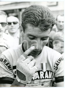1967 CICLISMO GIRO D'ITALIA - UDINE Ritratto di Felice GIMONDI - Foto 18x24 cm