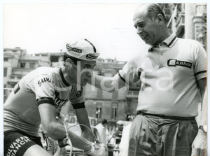1967 CICLISMO GIRO D'ITALIA UDINE Felice GIMONDI e Luciano PEZZI della SALVARANI