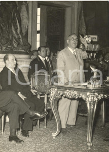 1953 ROMA 1° Congresso Ingegneri - Discorso on. Piero MALVESTITI *Foto 13x18