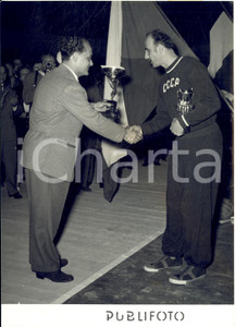 1954 MILANO BASKET Trofeo MAIRANO - Premiazione squadra URSS *Foto 18x13