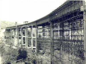 1962 Autostrada A7 Raddoppio GENOVA-SERRAVALLE - Viadotto GIOVI in costruzione