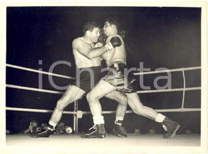 1953 BOXE LONDON Harringay Arena - Jack GARDNER vs Uber BACILIERI *Photo 20x15