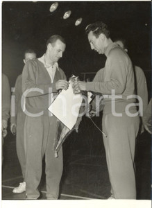 1958 PARIS VOLLEY Incontro PARIS-ROME - La squadra romana - Fotografia 18x13
