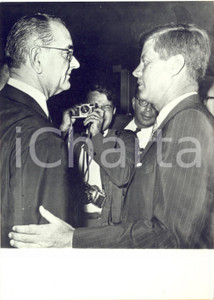 1960 LOS ANGELES Lyndon JOHNSON incontra John F. KENNEDY candidato democratico