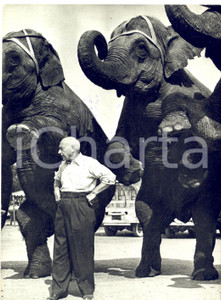 1952 (1959) Regista Cecil DeMILLE sul set di "The Greatest Show on Earth" *Foto