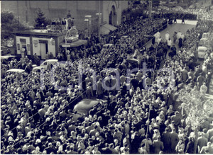 1957 ROMA Funerali tenore Beniamino GIGLI - Il corteo in marcia *Foto 18x13
