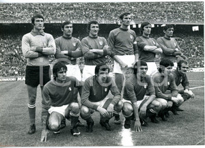 1972 MILANO CALCIO - EUROPEI Italia-Belgio 0-0 - Formazione italiana *Foto 18x13