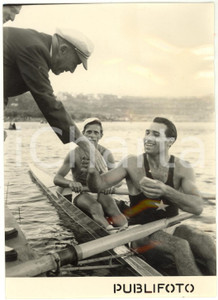 1953 CASTEL GANDOLFO Campionato Italiano Remo S.C. GARDA-SALÒ 1° posto gara 2+