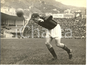 1953 CALCIO SAMPDORIA-MILAN Colpo di testa di Jorgen SORENSEN su angolo *Foto