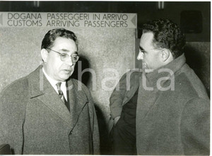 1957 MILANO CALCIO NAZIONALE - Ritorno di Ottorino BARASSI da Belfast - Foto