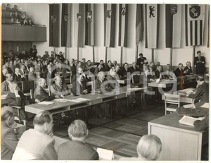 1953 BONN GERMANY House of Lords during the session for European Defense Treaty