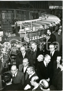 1959 FRASCATI LABORATORI NAZIONALI Commissione Energia Atomica visita SINCROTONE