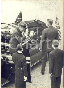 1960 PARIS Conferenza dei "Quattro Grandi" - Arrivo di Dwight EISENHOWER *Foto