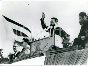 1962 LA HABANA (CUBA) Fidel CASTRO durante un discorso alla folla *Foto 18x13