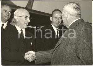1955 ca Aeroporto ROMA John Foster DULLES in partenza *Foto 18x13 cm