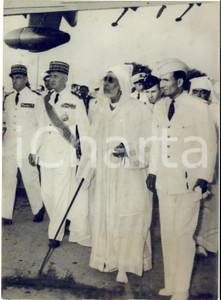 1955 RABAT (MAROCCO) Partenza del sultano Mohammed BEN ARAFA *Foto 13x18 cm