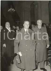 1960 PARIS Obsèques amiral BARJOT - Henri NOMY Alphonse JUIN Paul ELY *Photo