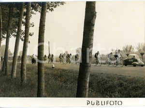 1955 CICLISMO 38°Giro d'Italia - Tappa TORINO-CANNES - I corridori verso CUNEO 